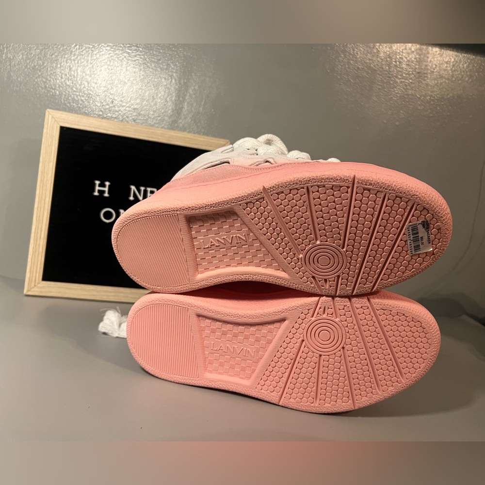 LANVIN
Leather Curb Sneakers Sz 37EU - Picture 9 of 14